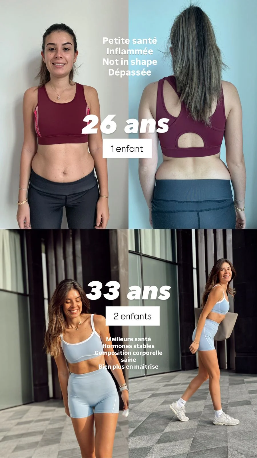Transformation d'Insaf - De 26 ans à 33 ans